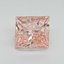 4.50 Ct. Fancy Intense Pink Princess Lab Grown Diamond