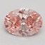 2.72 Ct. Fancy Vivid Pink Oval Lab Grown Diamond