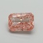 7.07 Ct. Fancy Vivid Pink Radiant Lab Grown Diamond