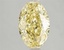 3.02 Ct. Fancy Vivid Yellow Oval Lab Grown Diamond