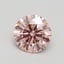 1.30 Ct. Fancy Pink Round Lab Grown Diamond