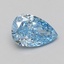1.58 Ct. Fancy Vivid Blue Pear Lab Grown Diamond