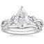 PT Moissanite Willow Bridal Set (1/4 ct. tw.), smalltop view
