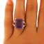 The Sonoma Ring, smalltop view on a hand