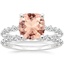 18KW Morganite Marseille Diamond Bridal Set (1/2 ct. tw.), smalltop view