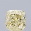 2.11 Ct. Fancy Intense Yellow Cushion Lab Grown Diamond