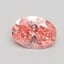 1.21 Ct. Fancy Intense Pink Oval Lab Grown Diamond