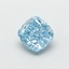 1.06 Ct. Fancy Vivid  Blue Cushion Lab Grown Diamond