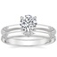 18K White Gold Alula Diamond Bridal Set