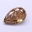1.01 Ct. Light Brown Pear Lab Grown Diamond
