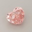1.52 Ct. Fancy Intense  Pink Heart Lab Grown Diamond