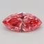 0.55 Ct. Fancy Vivid Pink Marquise Lab Grown Diamond