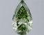 0.96 Ct. Fancy Vivid Green Pear Lab Grown Diamond