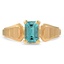 Retro Aquamarine Vintage Ring