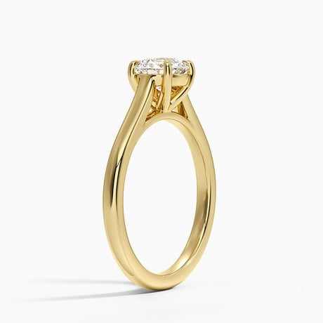 2mm Provence Solitaire Ring