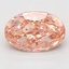 9.00 Ct. Fancy Vivid Pink Oval Lab Grown Diamond