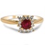 Modern Ruby Vintage Ring