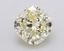 2.77 Ct. Fancy Intense Yellow Cushion Lab Grown Diamond