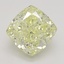 7.77 Ct. Fancy Yellow Cushion Diamond