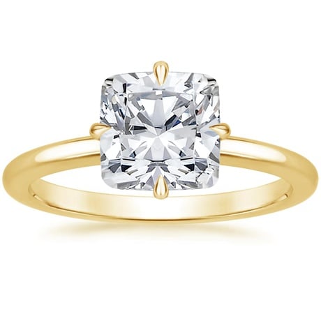 North Star Ring - Gold Solitaire