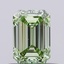 0.51 Ct. Fancy Intense Green Emerald Lab Grown Diamond
