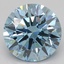 2.58 Ct. Fancy Vivid Blue Round Lab Grown Diamond