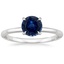 Platinum Petite Heritage Diamond Ring, smalltop view