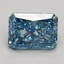 2.50 Ct. Fancy Vivid Blue Radiant Lab Grown Diamond