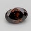 0.73 Ct. Fancy Deep  Brown Oval Lab Grown Diamond