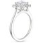 18K White Gold Chantilly Diamond Ring, smallside view