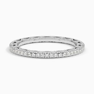 Tacori Lunetta Crescent Eternity Diamond Ring