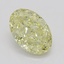 0.82 Ct. Fancy Yellow Oval Diamond