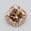 1.91 Ct. Fancy Light  Brown Cushion Lab Grown Diamond