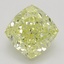 2.16 Ct. Fancy Yellow Cushion Diamond