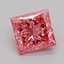 2.03 Ct. Fancy Vivid Pink Princess Lab Grown Diamond