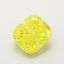 1.34 Ct. Fancy Vivid  Yellow Cushion Lab Grown Diamond