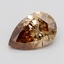 0.69 Ct. Fancy  Brown Pear Lab Grown Diamond