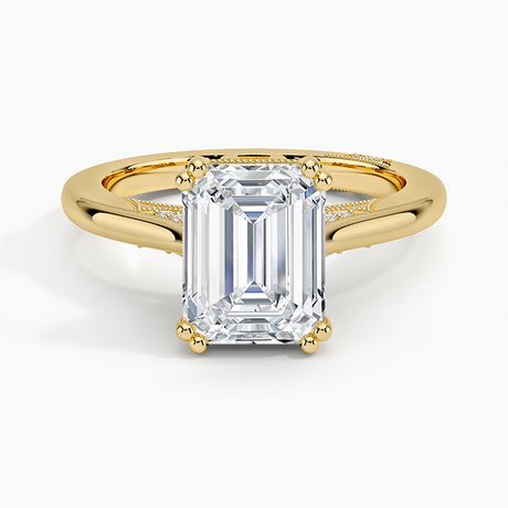 18K Yellow Gold Simply Tacori Crown Diamond Ring