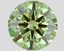 2.01 Ct. Fancy Vivid Green Round Lab Grown Diamond