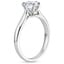 Platinum Catalina Solitaire Ring, smallside view