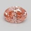 2.00 Ct. Fancy Vivid Pink Oval Lab Grown Diamond