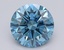 2.52 Ct. Fancy Vivid Blue Round Lab Grown Diamond