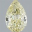3.08 Ct. Fancy Yellow Pear Lab Grown Diamond