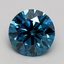 2.11 Ct. Fancy Vivid Blue Round Lab Grown Diamond