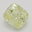1.02 Ct. Fancy Light Yellow Cushion Diamond