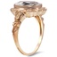 The Destry Ring, smalltop view on a hand