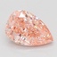 1.79 Ct. Fancy Vivid Pink Pear Lab Grown Diamond