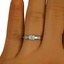 The Xochi Ring, smallzoomed in top view on a hand