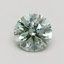 1.50 Ct. Fancy Vivid Green Round Lab Grown Diamond