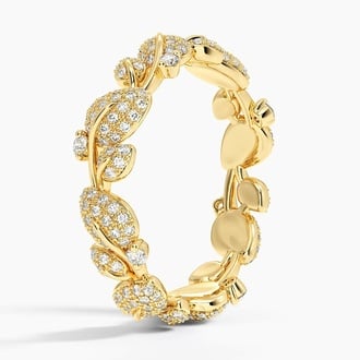 Canopy Pavé Eternity Diamond Ring